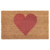 Calloway Mills AZ106741729 Heart Doormat (Pink, 17" x 29")