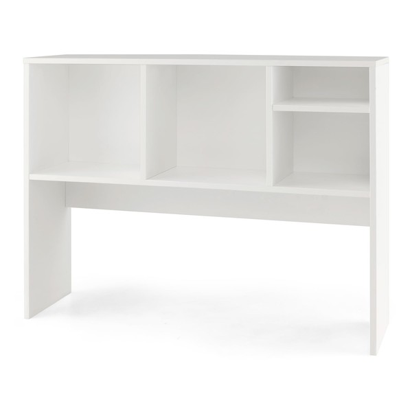 IFANNY Desk Hutch, Desktop Shelf with 4 Shelves, Desk Bookshelf