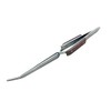 Tweezers Soldering Self Closing Fiber Grip Cross Locking 6-1/2" Bent