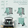 FELICON Folding Climber Utility Cart Rolling Crate Tote on Rotate