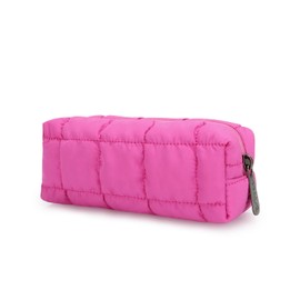 JINSI Cute Pencil Case Cotton Padded Pencil Pouch Student Stationery Pencil Case PencilCase Bag Makeup Bag Pen Bag for School Office Students Women Men (Black)