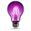 Feit Electric A19 (A19/TP/LED) Purple Filament LED 25W, A19 2.38"