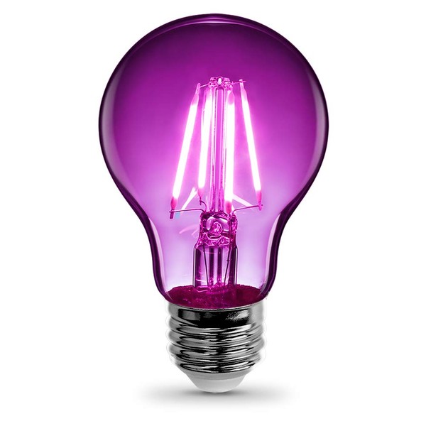 Feit Electric A19 (A19/TP/LED) Purple Filament LED 25W, A19 2.38"