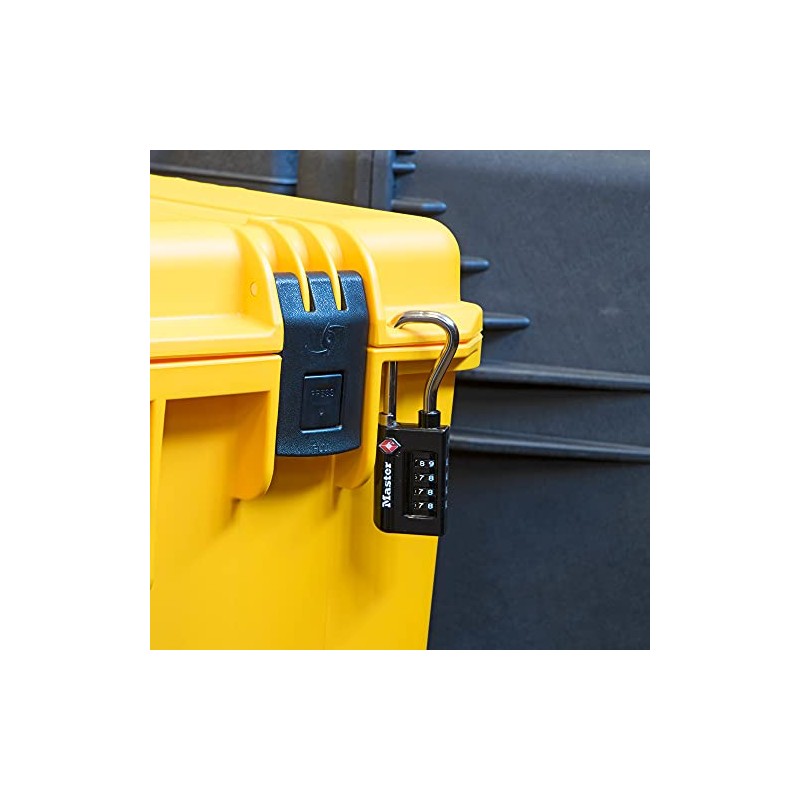 Master Lock Candado de combinación numérica para equipaje, aceptado por
