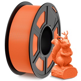 SUNLU SUNLU 3D Printer Filament, Neatly Wound PLA Filament 1.75 mm Dimensional Accuracy +/- 0.02mm, Fit Most FDM 3D Printers, Good Vacuum Packaging Consumables, 1kg Spool(2.2lbs), 330 Meters, Sunny Orange