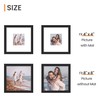 upsimples 8x8 Picture Frame Set of 10, Display Pictures 4x4