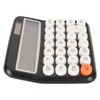 12 Digit Calculator Round Button LCD Display Calculator Detachable Auto