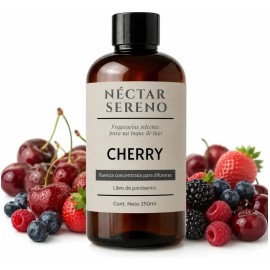 Esencia Ambiental Para Difusor Profesional Aroma, Aceite Aromtico Para Difusor, Ultra Concentrado - Cherry 250ml                                      