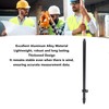 Surveying Prism Pole 1.8m Telescopic Thickened High Accuracy Aluminum Alloy