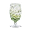 Juliska Puro Marbled Glasses (Green, Goblet)