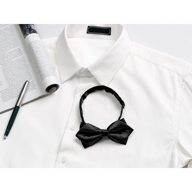 [Allegra K] Men's Solid Pre-tied Bow Tie Weeding Party Bow
