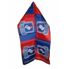 RFCO 173rd Army Airborne Lightweight Flag Printed Knitted Style Scarf 8"x60"