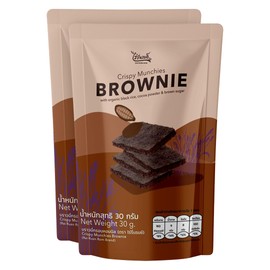 HappyLyfe | Rairuen Rom Brownie Crisps – Pack of 2 x 30g | Healthy Snack, Organic Chocolate, Healthy dessert.
