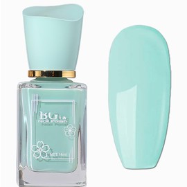 KAHSOSE Light Blue Nail Polish Non Gel, Air Dry Blue Nail Polish No UV Light Needed, Non Toxic Pastel Polish Color for Girls Women, Quick Dry Vegan Nailpolish, Soft Nail Lacquer