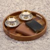 Kalmar Home LLC Set of 3 Round Serving Trays -
