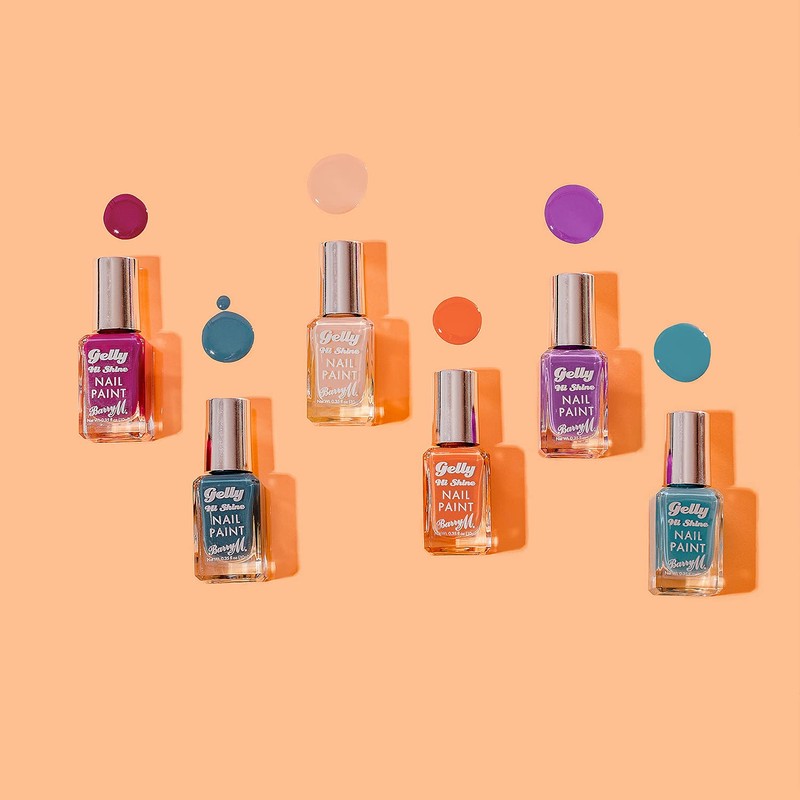 Barry M Gelly Nail Paint - Ocean Blue Huckleberry