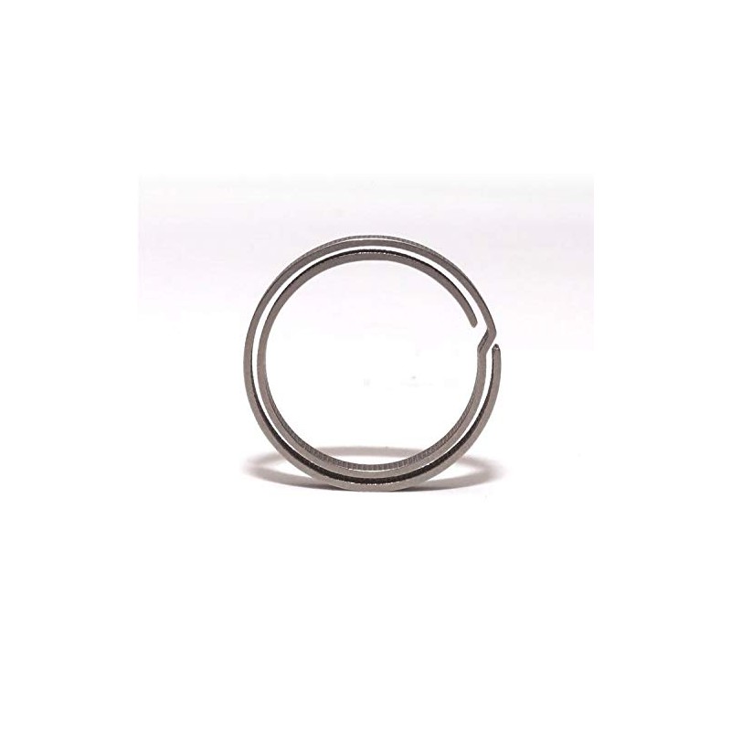 KOYOKOMA Round Titanium Key Ring, Keys, Lightweight, Durable, Ring, Diameter