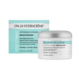 Pharmagel DN-24 Hydracrme Crema facial hidratante profesional  Hidratante intensivo día y noche  Hidrata y nutre la piel seca, 236.59ml (8oz)         
