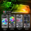 OPT7 Aura DreamColor Interior Light Strips, 4PC Double RGB-IC LED