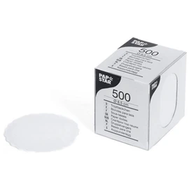 PAPSTAR Tassendeckchen rund, weiß, Durchmesser: 8,5 cm
