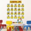 FYSUIMU Crayon Class Jobs Bulletin Board Set Colorful Classroom Jobs