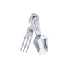 Outdoor Edge Unisex - Adult CHOWLITE Camping Cutlery Set, Silver,