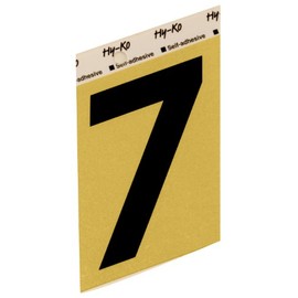 Self Adhesive Letter Number [Set of 10] Number: 7