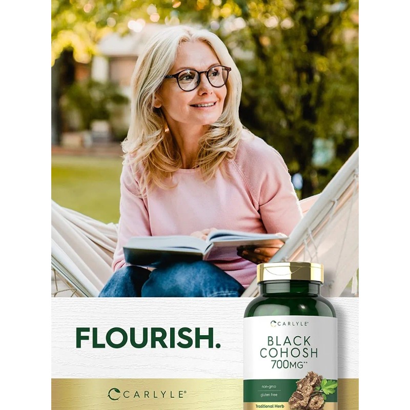 Black Cohosh Negro 700 Mg Premium 300 Caps Menopausia