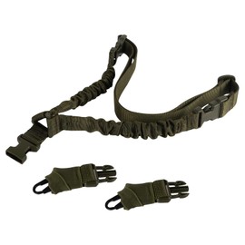 ToopMount Camera Strap Sling Monocular Shoulder Strap with Quick Release, Adjustable Crossbody Strap, Shoulder Strap with Elastic Rope, Telescopic Neck Strap, Load Capacity 20 kg, Green