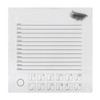 20x20cm Eyelash Extension Plastic Tray Clear Scale Transparency Eyelash Extension