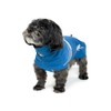 Huskimo Peak Dog Waterproof Raincoat, Fjord Blue, 46cm