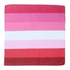 CTM Striped Lesbian Pride Bandana, Pink