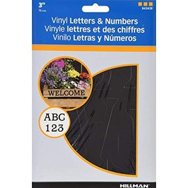 Hillman 3" Vinyl Letters and Numbers KIT