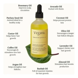 Aceite Capilar Veganoreparador De Daños Suavizante Nutritivo