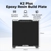 Creality K2 Plus Epoxy Resin Build Plate, 370x370mm Texture Spring