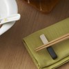 TAMAKI T-924327 Kyu Half Chopsticks Rest, Black, Diameter 2.2 x