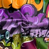 DePhoto 7x5Ft Graffiti Backdrop 80s 90s Hip Hop Themed Party
