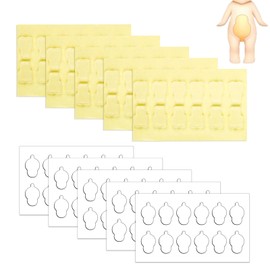 120pcs Adhesive Tapes for Baby, Double Sided Clear Doll Adhesive Pads Stickers Mini Figure Clear Glue Sticky Putty Replacement for Angel