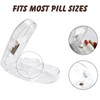 Glamified Pill Cutter, Portable Tablet Cutter with Blade and Storage