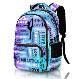 RKAOZJI Gymnastics backpack for girls women, Kids Dance Bag for School Sport Travel Daypack (Multicolor)