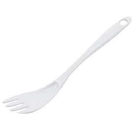 Chef Craft Basic Melamine Meat Cooking Fork, 12 inch, White