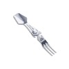 Outdoor Edge Unisex - Adult CHOWLITE Camping Cutlery Set, Silver,