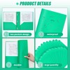 Yeaqee 150 Pack Pocket Folders with Prongs Heavy Duty Plastic
