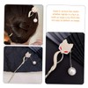 Baluue Retro Hair Stick Metal Hairpin for Women Fox Hair