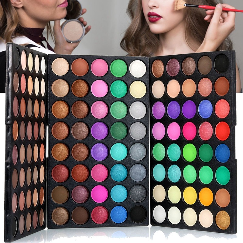 120 Colors Eyeshadow Palette Long Lasting Glitter Matte Eye Shadow