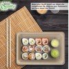 EcoQuality Compostable Sushi Trays Medium - Natural Sugarcane Bagasse Take