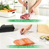 50 Pack Reusable Vacuum Sealer Bags for Food, 5 Assorted