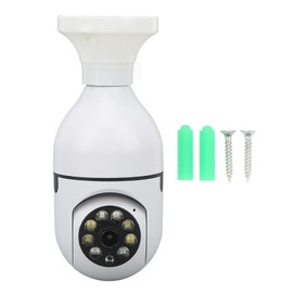 E27 Light Bulb Security Camera 5G 2.4G WiFi 2MP 1080P Night Vision Surveillance Camera for Home Office AC110‑240V