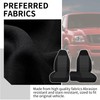 runfider 2PCS 60/40 High Back Bench Seat Cover with Hooks