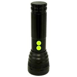 Aluminum Flashlight w/Dual Buttons; 400 Combined Lumens